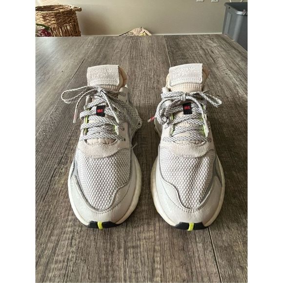 Adidas Originals Nite Jogger Sneakers Triple White 3M project Men’s 6.5 Women’s - Picture 3 of 9